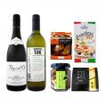  ワイン wine を楽しむためのセット set 2 おすすめクラッカー&おつまみ付き 赤白ワイン wine 2本セット set 