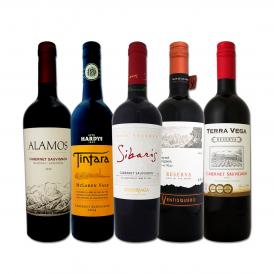  超お買い得 カベルネ好き必見 ワンランク上の新世界カベルネ・ソーヴィニョン厳選5本 ワイン wine ワイン wine セット set セット set 赤ワイン wine セット se