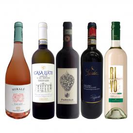  60セット set 限り 赤・白・ロゼ rose 厳選トスカーナワイン wine 5本セット set 