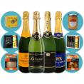  ワイン wine にぴったりなおつまみ盛りだくさん 辛口スパークリング sparkling ワイン wine 4本セット set 