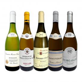  厳選ブルゴーニュ bourgogne 白ワイン wine 5本セット set 