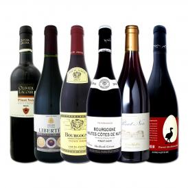 激得ブルゴーニュ bourgogne ＆南仏 フレンチ・ピノ・ノワール6本セット set ワイン wine ワイン wine セット set セット set 赤ワイン wine セット
