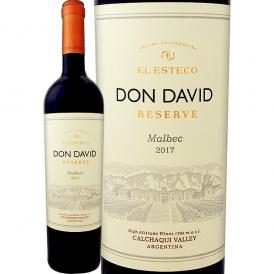 ドン・ダヴィ・マルベック・レゼルヴァ 2018 アルゼンチン 赤ワイン wine 750ml 辛口 El Esteco 評価誌92点 