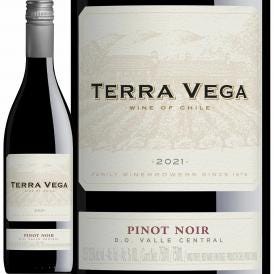 赤ワイン wine テラ・ヴェガ・ピノ・ノワール 最新ヴィンテージ チリ 赤ワイン wine 750ml 辛口 ミディアムボディ Terra Vega