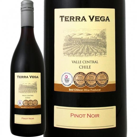 赤ワイン wine テラ・ヴェガ・ピノ・ノワール 最新ヴィンテージ チリ 赤ワイン wine 750ml 辛口 ミディアムボディ Terra Vega03