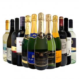 ミックスワイン wine セット set 第113弾 1本あたり665円 税別 スパークリング sparkling ワイン wine 赤ワイン wine 白ワイン wine 得旨ウルトラバリューワイ 