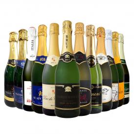 スパークリング sparkling ワイン wine セット set 第24弾 選び抜いたハイクオリティ泡ばかり12本 シャンパン製法入り辛口スパークリング sparkling ワイン win