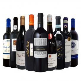  端数在庫一掃 すべて厳選格上赤ワイン wine 9本セット set 