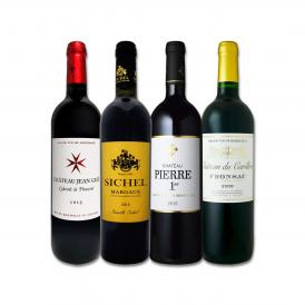  極上マルゴー入り 厳選極旨ボルドー bordeaux 4本セット set 