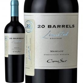 コノスル・２０バレル・リミテッド・エディション・メルロー 2016 チリ 赤ワイン wine 750ml 辛口 Cono Sur 