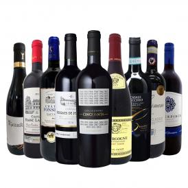  端数在庫一掃 すべて厳選格上赤ワイン wine 9本セット set 