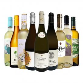  第10弾 シャブリ chablis 入り 1本あたり800円 税別 人気白ワイン wine 勢揃い 自信をもってお届けするお手頃価格で厳選辛口白ワイン wine 9本セット set 