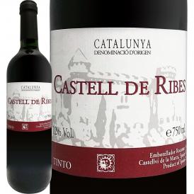 カステイ・デ・リベス・ティント スペイン Spain 赤ワイン wine ミディアム寄りのライトボディ 750ml カタルーニャ テンプラニーリョ メルロー 老舗 家族経営ワ
