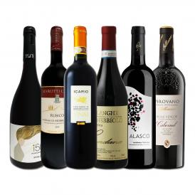  充実感たっぷりのイタリア Italy 赤ワイン wine 6本セット set 