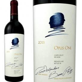 オーパス・ワン Opus One  2015 アメリカ America 赤ワイン wine 750ml フルボディ 辛口 パーカー parker 97点+ 歴代最高ヴィンテージ Opus One 