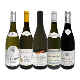  厳選ブルゴーニュ bourgogne 白ワイン wine 5本セット set 