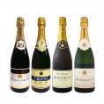  シャンパン4本11000円 税込 1本あたり2750円 税込 厳選された高級辛口シャンパンがこの価格 さらにお得になった豪華絢爛シャンパン4本セット set 