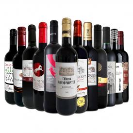  第21弾 1本あたり732円 税込 採算度外視の大感謝 厳選赤ワイン wine 12本セット set 
