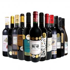 41％OFF 圧巻の金賞尽くし 金賞合計34個 ボルドー bordeaux 、南仏、スペイン Spain から金賞を獲得した厳選赤のみを選び抜いた、豪華金賞赤ワイン wine 12本 