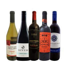  すべて品種違いカリフォルニア５本セット set お値打ちワイン wine ばかりを集めた赤白５本ミックス 