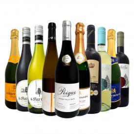  第14弾 40％OFF 必見ベストセラーバラエティ 当店代表する人気一押しワイン wine ばかりを集めた渾身の赤白泡スペシャルパーティー10本セット set 