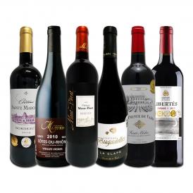  モンペラ&パーカー parker 92点入り 充実感たっぷりのフランス France 赤ワイン wine 6本セット set 