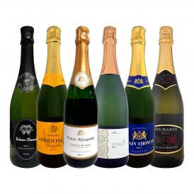 スパークリング sparkling ワイン wine セット set 第168弾 ベスト・オブ・スパーク 当店厳選 高級クレマン clement も入った極旨泡ばかりの辛口スパークリング