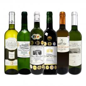  8冠金賞2本入り ボルドー bordeaux 金賞白ワイン wine 6本セット set 