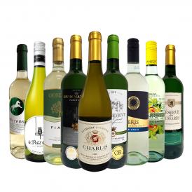  第16弾 シャブリ chablis 入り 1本あたり880円 税込 人気白ワイン wine 勢揃い 自信をもってお届けするお手頃価格で厳選辛口白ワイン wine 9本セット set 