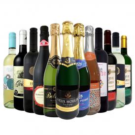  1本599円 税込 47%OFF 最強クラスの超激得ワイン wine スーパーバリュー12本 圧倒的お買い得なオールイン赤白泡MIX12本7188円 税込 