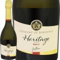 ジャイアンス・クレマン clement ・ド・ボルドー bordeaux ・ブリュット・エリタージュ フランス France 白スパークリング sparkling ワイン wine 750ml ミディ