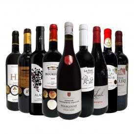 ブルゴーニュ bourgogne 入りで1本あたり1320円 税込 RED WINE LOVER 赤ワイン wine 好きのための高品質赤ばかり揃えた厳選9本セット set 