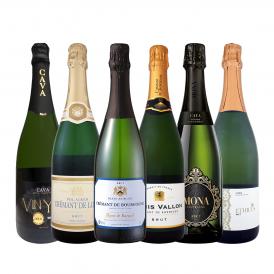  ぜんぶ瓶内2次発酵の伝統製法 1本わずか1280円 税込 でこの上質泡 ケタ違いの旨さ これぞ格上 高級スパークリング sparkling 6本セット set 
