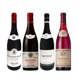  厳選ブルゴーニュ bourgogne 赤ワイン wine 4本セット set 