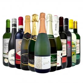 ミックスワイン wine セット set 第132弾 1本あたり732円 税込 スパークリング sparkling ワイン wine 赤ワイン wine 白ワイン wine 得旨ウルトラバリューワイ 