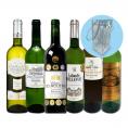  クーラーバック付き ボルドー bordeaux 金賞白ワイン wine 6本セット set 