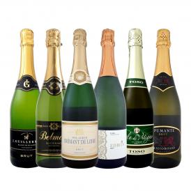 スパークリング sparkling ワイン wine セット set 第169弾 ベスト・オブ・スパーク 当店厳選 高級クレマン clement も入った極旨泡ばかりの辛口スパークリング