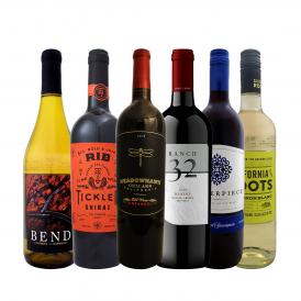  すべて品種違いカリフォルニア６本セット set お値打ちワイン wine ばかりを集めた赤白６本ミックス 