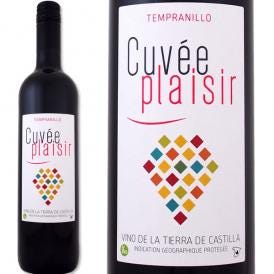 キュヴェ・プレジール・テンプラニーリョ スペイン Spain 赤ワイン wine 750ml ミディアムボディ オーガニック 有機栽培 認証 自然派 ラマンチャ 金賞 テンプラ