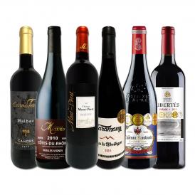  モンペラ&パーカー parker 90点入り 充実感たっぷりのフランス France 赤ワイン wine 6本セット set 