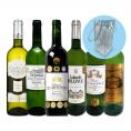  クーラーバック付き ボルドー bordeaux 金賞白ワイン wine 6本セット set 
