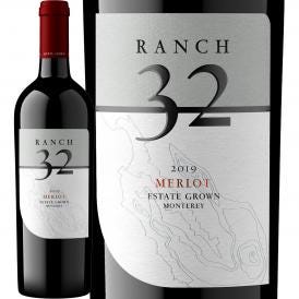 ランチ32・モントレー・メルロー 2019 アメリカ America 赤ワイン wine 辛口 750ml カリフォルニア