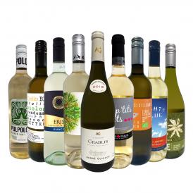  第22弾 シャブリ chablis 入り 1本あたり880円 税込 人気白ワイン wine 勢揃い 自信をもってお届けするお手頃価格で厳選辛口白ワイン wine 9本セット set 