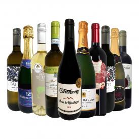  第18弾 43％OFF 必見ベストセラーバラエティ 当店代表する人気一押しワイン wine ばかりを集めた渾身の赤白泡スペシャルパーティー10本セット set 