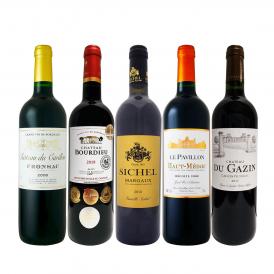  極上マルゴー&2000年入り 厳選極旨ボルドー bordeaux 5本セット set 