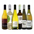  世界の白ワイン wine ・オンパレード 毎日飲んでも飲み飽きない５品種６本セット set 