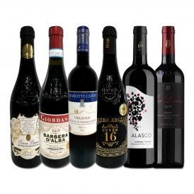 充実感たっぷりのイタリア Italy 赤ワイン wine 6本セット set 