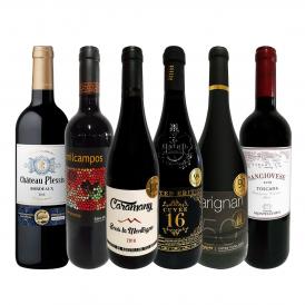 第6弾 当店 極 厳選 赤ワイン wine 好きならこのセット set 格別の美味しさ コク旨上質赤ワイン wine を存分に味わう贅沢赤ワイン wine 6本セット set 