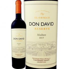 ドン・ダヴィ・マルベック・レゼルヴァ 最新ヴィンテージ アルゼンチン 赤ワイン wine 750ml 辛口 El Esteco 