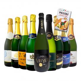 スパークリング sparkling ワイン wine セット set 第100弾 1本当たり854円 税込 グリッシーニのオマケ付き 辛口スパークリング sparkling ワイン wine 750m